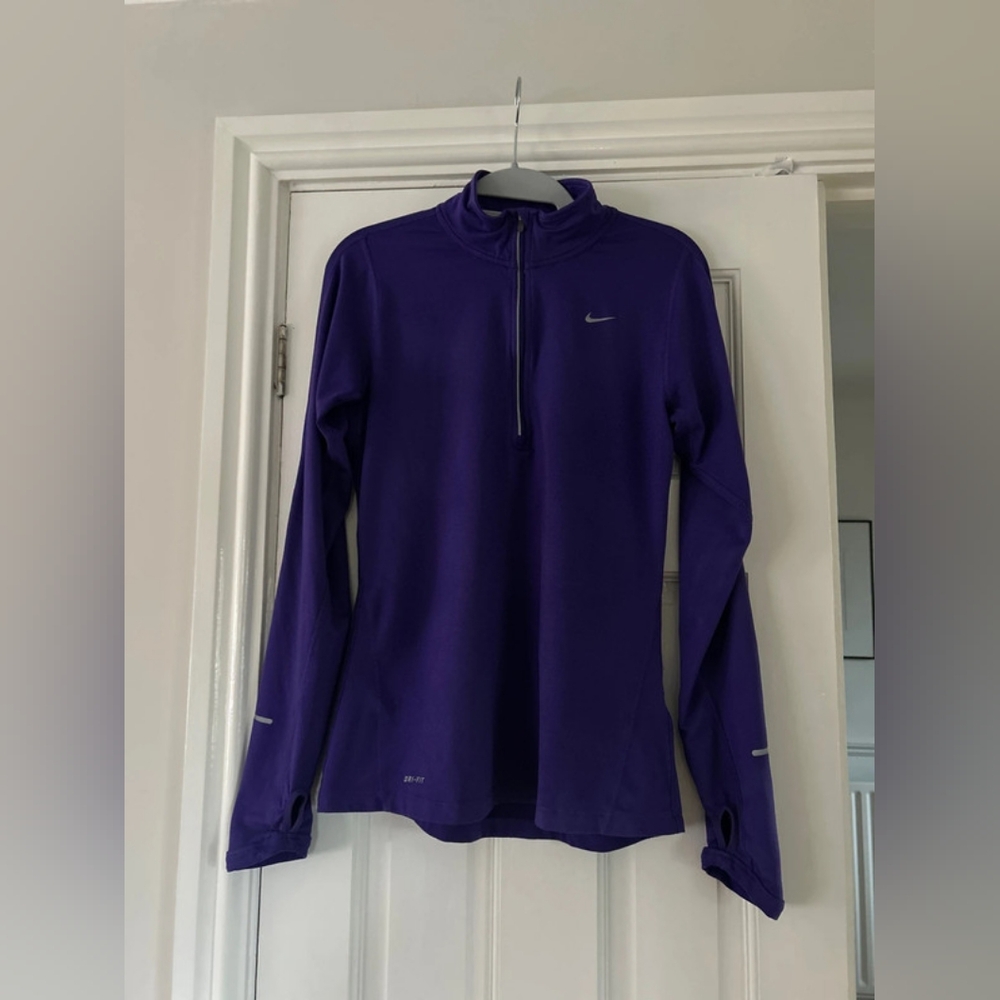 Nike Purple Long Sleeve Athletic Top